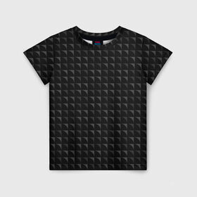 Детская футболка 3D с принтом Геометрия паттерн в Петрозаводске, 100% гипоаллергенный полиэфир | прямой крой, круглый вырез горловины, длина до линии бедер, чуть спущенное плечо, ткань немного тянется | абстракция | геометрия | квадраты | углы | чешуя