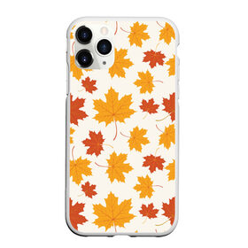 Чехол для iPhone 11 Pro матовый с принтом Осень / Autumn в Петрозаводске, Силикон |  | autumn | indian summer | leaf fall | maple | maple leaf | season | бабье лето | время года | клён | кленовый лист | листопад | осень