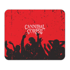 Коврик для мышки прямоугольный с принтом Cannibal Corpse | Труп Каннибала (Z) в Петрозаводске, натуральный каучук | размер 230 х 185 мм; запечатка лицевой стороны | cannibal | cannibal corpse | corpse | death metal | deathgrind | алекс уэбстер | брутальный дэт метал | дэт метал | дэтграйнд | пол мазуркевич | роб барретт | труп каннибала