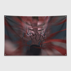 Флаг-баннер с принтом JUJUTSU KAISEN | МАГИЧЕСКАЯ БИТВА в Петрозаводске, 100% полиэстер | размер 67 х 109 см, плотность ткани — 95 г/м2; по краям флага есть четыре люверса для крепления | anime | japan | japanese | jujutsu | jujutsu kaisen | kaisen | sukuna | аниме | двуликий призрак | иероглифы | инумаки | итадори | итадори юдзи | магическая битва | нобара | панда | рёмен | рёмен сукуна | сатору | сукуна | юдзи