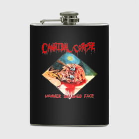 Фляга с принтом Cannibal Corpse в Петрозаводске, металлический корпус | емкость 0,22 л, размер 125 х 94 мм. Виниловая наклейка запечатывается полностью | at | back | bleeding | bloodthirst | butchered | cannibal | corpse | eaten | evisceration | gallery | gore | kill | kreaton | life | mutilated | obsessed | of | slayer | sodom | spawn | suicide | the | to | tomb | unimagined | vile | vi