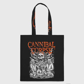 Шоппер 3D с принтом Cannibal Corpse в Петрозаводске, 100% полиэстер | Плотность: 200 г/м2; Размер: 34×35 см; Высота лямок: 30 см | at | back | birth | bleeding | bloodthirst | butchered | cannibal | corpse | eaten | evisceration | gallery | kill | kreaton | life | mutilated | obsessed | of | slayer | sodom | spawn | suicide | the | to | tomb | unimagined | vile | v