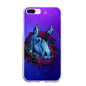 Чехол для iPhone 7Plus/8 Plus матовый с принтом Retrowave Neon Horse в Петрозаводске, Силикон | Область печати: задняя сторона чехла, без боковых панелей | Тематика изображения на принте: 1980 | 80s | geometry | horses | pony | retrowave | retrowave принт | space | vaporwave | волшебная лошадь | восьмидесятые | геометрия | космос | лошадка | нео | неоновая лошадь | неоновые огни | неоновый конь | пони | ретровейв