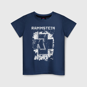 Детская футболка хлопок с принтом RAMMSTEIN в Петрозаводске, 100% хлопок | круглый вырез горловины, полуприлегающий силуэт, длина до линии бедер | du hast | mein herz brennt | music. | ohne dich | rammstein | rock | till lindemann | музыка | рамштайн | рок | тилль линдеманн