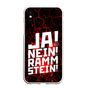 Чехол для iPhone XS Max матовый с принтом RAMMSTEIN в Петрозаводске, Силикон | Область печати: задняя сторона чехла, без боковых панелей | du hast | mein herz brennt | music. | ohne dich | rammstein | rock | till lindemann | музыка | рамштайн | рок | тилль линдеманн