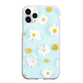 Чехол для iPhone 11 Pro Max матовый с принтом Ромашки в Петрозаводске, Силикон |  | chamomile | daisies | field | flowers | nature | spring | summer | white petal | wreath | белый лепесток | венок | весна | лето | поле | природа | ромашка | ромашки | цветы