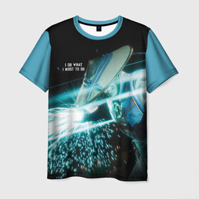 Мужская футболка 3D+ с принтом RAIDEN в Петрозаводске, 100% микрофибра | круглый вырез горловины, длина до линии бедер | kitana | mortal kombat | raiden | scorpion | shaokahn | sonia | subzero | vdgerir | китана | мортал комбат | райден | саб зиро | скорпион | чао хан
