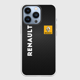 Чехол для iPhone 13 Pro с принтом Renault в Петрозаводске,  |  | line | renault | reno | yellow | дорога | желтая | лайв | лайн | лайф | линия | пассион | полоса | разметка | рено | фор