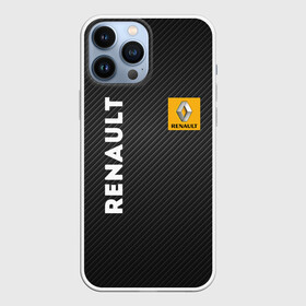 Чехол для iPhone 13 Pro Max с принтом Renault в Петрозаводске,  |  | line | renault | reno | yellow | дорога | желтая | лайв | лайн | лайф | линия | пассион | полоса | разметка | рено | фор