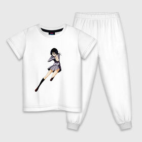 Детская пижама хлопок с принтом Bleach Rukia в Петрозаводске, 100% хлопок |  брюки и футболка прямого кроя, без карманов, на брюках мягкая резинка на поясе и по низу штанин
 | anime | bleach | hero | ichigo kurosaki | manga | блич | герой | ичиго куросаки | рукия