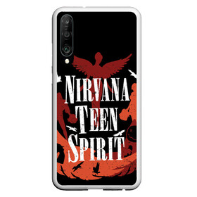 Чехол для Honor P30 с принтом NIRVANA TEEN SPIRIT в Петрозаводске, Силикон | Область печати: задняя сторона чехла, без боковых панелей | art | cobain | curt | girl | grunge | metal | music | nirvana | punk | rock | spiritm | usa | гранж | группа | кобэйн | курт | метал | музыка | нирвана | панк | рисунок | рок | сша