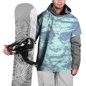 Накидка на куртку 3D с принтом Sea foam samurai в Петрозаводске, 100% полиэстер |  | Тематика изображения на принте: воин | иероглифы | маска | самурай | череп | шлем | япония
