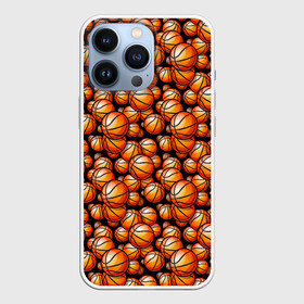 Чехол для iPhone 13 Pro с принтом Баскетбольные Мячи в Петрозаводске,  |  | ball | basketball | championship | chicago bulls | club | competition | game | league | michael jordan | nba | new york | sport | team | tournament | баскетбол | игра | клуб | майкл джордан | мяч | нба | соревнования | спорт | турнир | чемпионат