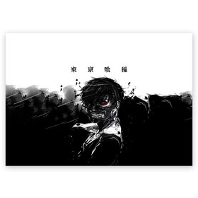 Поздравительная открытка с принтом Токийский гуль | Tokyo Ghoul в Петрозаводске, 100% бумага | плотность бумаги 280 г/м2, матовая, на обратной стороне линовка и место для марки
 | Тематика изображения на принте: anime | kaneki ken | tokyo ghoul | tokyo ghoul: re | аниме | анимэ | гули | джузо сузуя | канеки кен | кузен йошимура | наки | нишики нишио | ре | ренджи йомо | ризе камиширо | токийский гуль | тоука киришима | ута