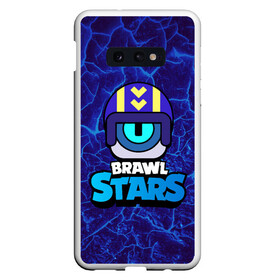 Чехол для Samsung S10E с принтом STU СТУ Brawl Stars в Петрозаводске, Силикон | Область печати: задняя сторона чехла, без боковых панелей | Тематика изображения на принте: brawl | brawl stars | brawlstars | brawl_stars | jessie | бравл | бравлер stu | бравлстарс | гонщик | каскадер | сту