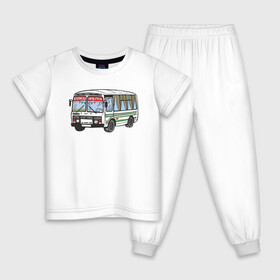 Детская пижама хлопок с принтом Пазик в Петрозаводске, 100% хлопок |  брюки и футболка прямого кроя, без карманов, на брюках мягкая резинка на поясе и по низу штанин
 | бабрбук | иркутск | ново ленино