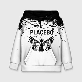 Детская толстовка 3D с принтом placebo в Петрозаводске, 100% полиэстер | двухслойный капюшон со шнурком для регулировки, мягкие манжеты на рукавах и по низу толстовки, спереди карман-кенгуру с мягким внутренним слоем | black eyed | black market music | every you every me | nancy boy | placebo | placebo interview | placebo live | placebo nancy | pure morning | running up that hill | special k | taste in men | where is my mind | without you i’m nothing