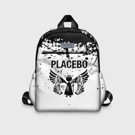 Детский рюкзак 3D с принтом placebo в Петрозаводске, 100% полиэстер | лямки с регулируемой длиной, сверху петелька, чтобы рюкзак можно было повесить на вешалку. Основное отделение закрывается на молнию, как и внешний карман. Внутри дополнительный карман. По бокам два дополнительных кармашка | black eyed | black market music | every you every me | nancy boy | placebo | placebo interview | placebo live | placebo nancy | pure morning | running up that hill | special k | taste in men | where is my mind | without you i’m nothing