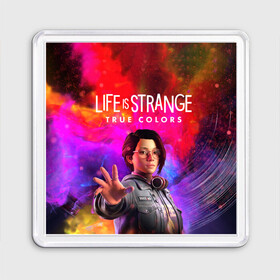 Магнит 55*55 с принтом Life Is Strange True Colors в Петрозаводске, Пластик | Размер: 65*65 мм; Размер печати: 55*55 мм | life is strange | life is strange true colors | жизнь странная штука | лайф из стенж тру колорс | лайф из стренж