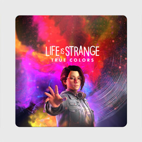 Магнит виниловый Квадрат с принтом Life Is Strange True Colors в Петрозаводске, полимерный материал с магнитным слоем | размер 9*9 см, закругленные углы | life is strange | life is strange true colors | жизнь странная штука | лайф из стенж тру колорс | лайф из стренж