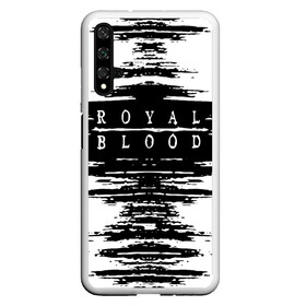 Чехол для Honor 20 с принтом royal blood в Петрозаводске, Силикон | Область печати: задняя сторона чехла, без боковых панелей | alternative rock | ben thatcher | blues rock | drums | garage rock | mike kerr | official music vi | official video | rock duo | royal blod | royal blood | royal blood official | royal blood uk | royal bloods | royalblood | the royal blood