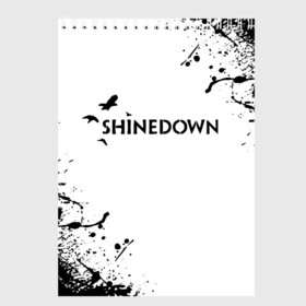 Скетчбук с принтом shinedown в Петрозаводске, 100% бумага
 | 48 листов, плотность листов — 100 г/м2, плотность картонной обложки — 250 г/м2. Листы скреплены сверху удобной пружинной спиралью | 45 shinedown | atlantic | atlantic records | brent smith | cut the cord | get up shinedown | music video | official video | rock | shinedown | shinedown (musical group) | shinedown devil | sound of madness | state of my head | zach myers