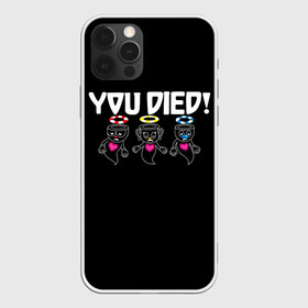 Чехол для iPhone 12 Pro Max с принтом YOU DIED в Петрозаводске, Силикон |  | art | cartoon | cup | cuphead | dark | devil | dice | die | died | game | ghost | gta | king | mugman | souls | the | you | арт | бос | босс | голова | демон | дьявол | игра | капхед | магмен | мультик | мультфильм | потрачено | приведение | пр