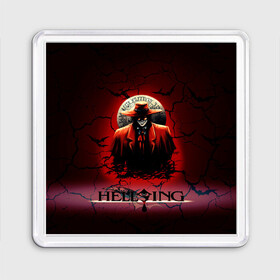 Магнит 55*55 с принтом HELLSING SSS в Петрозаводске, Пластик | Размер: 65*65 мм; Размер печати: 55*55 мм | bats | cracked | hellsing film | hellsing lettering | hellsing print | helsing | red | van hellsing | ван хельсинг | красный | летучие мыши | надпись хельсинг | принт хельсинг | трещены | фильм хельсинг | хельсинг