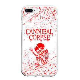 Чехол для iPhone 7Plus/8 Plus матовый с принтом cannibal corpse в Петрозаводске, Силикон | Область печати: задняя сторона чехла, без боковых панелей | Тематика изображения на принте: cannibal | cannibal corpse | cannibal corpse butchered at birth | cannibal corpse eaten back to life | cannibal corpse hammer smashed face | corpse | death metal | металл | пластинки с металлическим лезвием | рок | труп каннибала