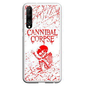 Чехол для Honor P30 с принтом cannibal corpse в Петрозаводске, Силикон | Область печати: задняя сторона чехла, без боковых панелей | Тематика изображения на принте: cannibal | cannibal corpse | cannibal corpse butchered at birth | cannibal corpse eaten back to life | cannibal corpse hammer smashed face | corpse | death metal | металл | пластинки с металлическим лезвием | рок | труп каннибала