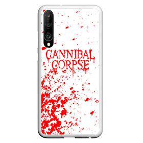 Чехол для Honor P30 с принтом cannibal corpse в Петрозаводске, Силикон | Область печати: задняя сторона чехла, без боковых панелей | Тематика изображения на принте: cannibal | cannibal corpse | cannibal corpse butchered at birth | cannibal corpse eaten back to life | cannibal corpse hammer smashed face | corpse | death metal | металл | пластинки с металлическим лезвием | рок | труп каннибала