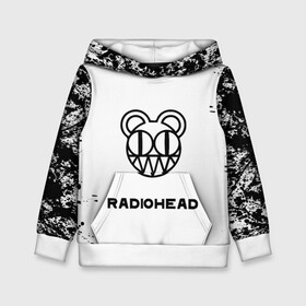 Детская толстовка 3D с принтом radiohead в Петрозаводске, 100% полиэстер | двухслойный капюшон со шнурком для регулировки, мягкие манжеты на рукавах и по низу толстовки, спереди карман-кенгуру с мягким внутренним слоем | colin greenwood | dead air space | ed o’brien | eob | greenwood brothers | jnny | jonny and thom | jonny greenwood | nigel godrich | phil selway | radio head | radiohead | selway | thm yrk | tom yorke | xl | xl recordings | джонни гринвуд | колин гринвуд 