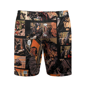 Мужские шорты спортивные с принтом BRZRKR в Петрозаводске,  |  | Тематика изображения на принте: berzerker | brzrkr | comics | брзркр | киану ривз | комиксы