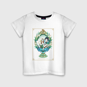 Детская футболка хлопок с принтом Икона Венти в Петрозаводске, 100% хлопок | круглый вырез горловины, полуприлегающий силуэт, длина до линии бедер | арт | архонт ветра | барбатос | бог ветра | венти | дух ветра | милый парень | рисунок