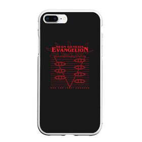 Чехол для iPhone 7Plus/8 Plus матовый с принтом Evangelion Neon Genesis в Петрозаводске, Силикон | Область печати: задняя сторона чехла, без боковых панелей | Тематика изображения на принте: eva | eva 00 | eva 01 | eva 02 | evangelion | rei | rei ayanami | shinji ikari | аска | ева | ева 02 | евангелион