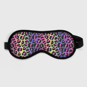 Маска для сна 3D с принтом Neon Leopard Pattern в Петрозаводске, внешний слой — 100% полиэфир, внутренний слой — 100% хлопок, между ними — поролон |  | Тематика изображения на принте: africa | afrika | gradient | summer | tropical | африка | африканский узор | градиент | леопард | леопардовый узор | лето | неон | неоновое свечение | паттерт | пятна | разные цвета | саванна | тропики | тропический узор