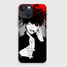 Чехол для iPhone 13 mini с принтом ТОКИЙСКИЙ ГУЛЬ | TOKYO GHOUL в Петрозаводске,  |  | anime | tokyo ghoul | аниме | анимэ | гули | канеки кен | кузен йошимура | наки | нишики нишио | ренджи йомо | ризе камиширо | токийский гуль | тоука киришима | ута | хинами фуэгучи | шуу цукияма