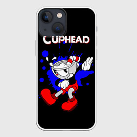 Чехол для iPhone 13 mini с принтом Cuphead в Петрозаводске,  |  | cup head | cuphead | run and gun | детям | капхед | капхэд | логотипы игр | персонажи игр | чашка