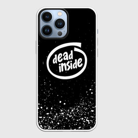 Чехол для iPhone 13 Pro Max с принтом DEAD INSIDE в Петрозаводске,  |  | dead inside | dont open | гуль | дед инсайт | дединсайт | дэд инсайт | дэдинсайт | интроверт | кен канеки | мертв внутри | мертвый внутри