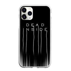 Чехол для iPhone 11 Pro матовый с принтом DEAD INSIDE | DEATH STRANDING в Петрозаводске, Силикон |  | dead inside | dont open | гуль | дед инсайт | дединсайт | дэд инсайт | дэдинсайт | интроверт | кен канеки | мертв внутри | мертвый внутри