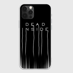 Чехол для iPhone 12 Pro с принтом DEAD INSIDE | DEATH STRANDING в Петрозаводске, силикон | область печати: задняя сторона чехла, без боковых панелей | dead inside | dont open | гуль | дед инсайт | дединсайт | дэд инсайт | дэдинсайт | интроверт | кен канеки | мертв внутри | мертвый внутри