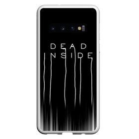 Чехол для Samsung Galaxy S10 с принтом DEAD INSIDE | DEATH STRANDING в Петрозаводске, Силикон | Область печати: задняя сторона чехла, без боковых панелей | dead inside | dont open | гуль | дед инсайт | дединсайт | дэд инсайт | дэдинсайт | интроверт | кен канеки | мертв внутри | мертвый внутри