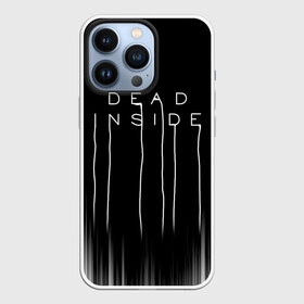 Чехол для iPhone 13 Pro с принтом DEAD INSIDE | DEATH STRANDING в Петрозаводске,  |  | dead inside | dont open | гуль | дед инсайт | дединсайт | дэд инсайт | дэдинсайт | интроверт | кен канеки | мертв внутри | мертвый внутри