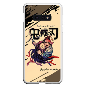 Чехол для Samsung S10E с принтом Kimetsu no Yaiba в Петрозаводске, Силикон | Область печати: задняя сторона чехла, без боковых панелей | demon slayer | kamado | kimetsu no yaiba | nezuko | tanjiro | аниме | гию томиока | зеницу агацума | иноске хашибира | камадо | клинок | корзинная девочка | манга | музан кибуцуджи | незуко | рассекающий демонов | танджиро