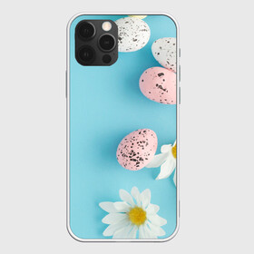 Чехол для iPhone 12 Pro Max с принтом Пасха / Easter в Петрозаводске, Силикон |  | blue background | chamomile | daisy | easter | easter day | easter eggs | easter greeting | eggs | floral | flower | greeting | happy easter | invitation | nature | plant | seasonal | spring | воскресенье | кулич | пасха | праздник | святая пасха | христо