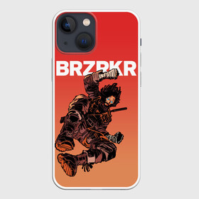 Чехол для iPhone 13 mini с принтом BRZRKR в Петрозаводске,  |  | anime | berserker | brzrkr | keanu reeves | netflix | аниме | берсерк | киану ривз | мультфильм. | нетфликс