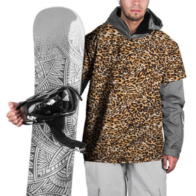Накидка на куртку 3D с принтом Leopard в Петрозаводске, 100% полиэстер |  | cheetah | leopard | wool | леопард