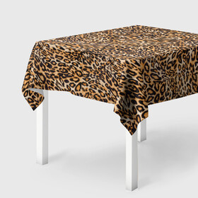 Скатерть 3D с принтом Leopard в Петрозаводске, 100% полиэстер (ткань не мнется и не растягивается) | Размер: 150*150 см | cheetah | leopard | wool | леопард