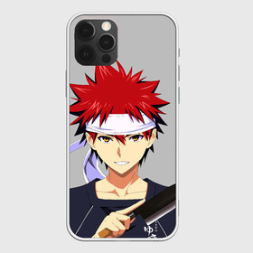 Чехол для iPhone 12 Pro с принтом Food wars Shokugeki no Soma в Петрозаводске, силикон | область печати: задняя сторона чехла, без боковых панелей | Тематика изображения на принте: anime | cook | food | food wars | manga | shokugeki no soma | аниме | еда | кулинарные поединки сомы | кухня | манга | повар | повар боец сома