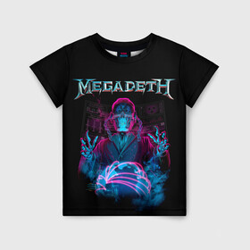 Детская футболка 3D с принтом MEGADETH в Петрозаводске, 100% гипоаллергенный полиэфир | прямой крой, круглый вырез горловины, длина до линии бедер, чуть спущенное плечо, ткань немного тянется | grange | hardcore | megadeth | metal | music | punk | rock | trash | usa | мастейн | мегадес | метал | музыка | панк | рок | трэш